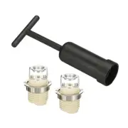 G9 Light Base Socket, 2 Set Lamp Holder Base with Socket Ring Removal Tool