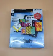 Microsoft Publisher Floppy Disks For Windows 95 PC Software NIB Sealed