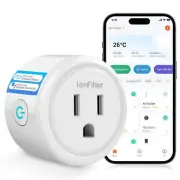 WiFi Smart Plug, Wireless Plugs Outlet Compatible with Alexa & Google Voice A...