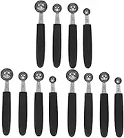 ROMISBABA 3sets Ice Cream Scoop Stainless Fruit Scooper Watermelon Spoons Melon Ball Maker Easy to Use Family-Friendly Kitchen Tool 4pcs*3