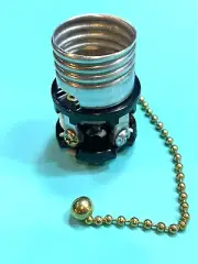 NEW LEVITON FAT BOY PULL CHAIN SOCKET INTERIOR SWITCH FOR LAMP