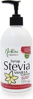 Nirvana Organics Vanilla Flavour Stevia Syrup 500 Ml