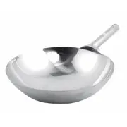 Winco WOK16W 16 in Stainless Steel Chinese Wok