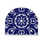Napkin Holder, Blue Mexican Talavera Napkin Holder for Table Standing Napkin ...