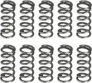 uxcell 10Pcs Compression Spring, 2mm OD, 0.3mm Wire Size, 5mm Free Length, Spring Steel Construction Extended Mechanical Compression Springs for Shop and Home Repairs, Silver Tone