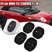 4PCS Car Door Lock Catch Cover Buckle Cap Protector For Mini Cooper F55 F56 F54 (for: Mini)