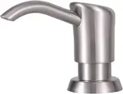 Built in Sink Soap Dispenser or Lotion Dispenser for Kitchen Sink, Brushed Nicke