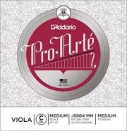 D'Addario Pro-Arte Viola Single C String, Medium Scale, Medium Tension