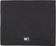 Johnson Wallet - 100% Pure Leather - Built-in Card Holder - Designer Wallets for Men - Tommy Hilfiger Mens Accessories