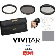 58mm CPL_ UV-ND4 FILTER KIT FOR CANON EOS REBEL T5 T6 T3 T4i T5I T7 SL1 SL2 XSI