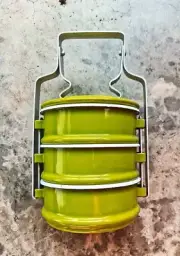 Thai style 3-tier lunch box "PINTO" (GREEN)
