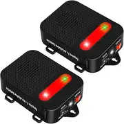 Angveirt Under Hood Rodent Repeller Ultrasonic Mouse Repellent Battery Operated Pest Repeller Rat Mice Deterrent Rodent Repellent for Car Engine Garage RV Basement Attic 2 Pack Humane