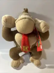 Donkey Kong 10” Nintendo Super Mario Bros Plush Stuffed Animal Toy