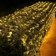 2 Pack 12ft x 5ft 360 LED Christmas Net Lights - 8 Modes, Waterproof Mesh Lights
