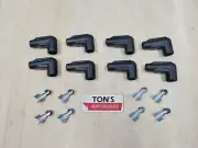 8 90 degree Short HEI style distributor ignition Spark Plug Terminal & Boot Kit