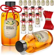 8 Pack 4 oz Glass Jars with Lids for Vanilla Extract & Spice Storage