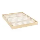 Bed Frame Double Size Floating Wooden Mattress Base Platform Timber ODIN WD-AB