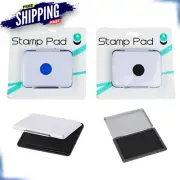 Ink Pad Rubber Stamp Finger Print Inkpad Craft office Baby Safe Non Toxic