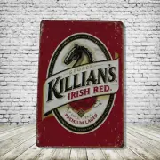 Killian's Irish Beer Vintage Style Tin Bar Sign Poster Man Cave Collectible New
