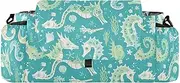 miaozhen Seahorse Mint Green non slip stroller organizer with cup holder double stroller caddy straps accesorios para carro accesorios para