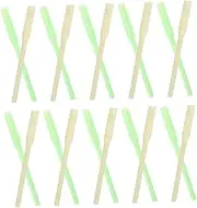 Totority Night Fishing Accessory 20pcs Glow in Dark Sleeves Fishing Glow Tubes Crimp Protectors for