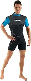 SEAC Men's Sense Short, Wet Suit for Snorkeling and Underwater, 2.5 mm Super Elastic Neoprene