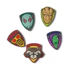 Crocs Jibbitz Guardians of the Galaxy 5 Pack Charms NWT