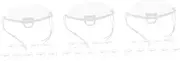 Luxshiny 3sets Salon Nose Guard Mask Open Spit Guard Reusable Protective Face Cover Breathable Dust Fog Mask 10pcs*3
