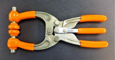 De-Sta-Co 462-2 Squeeze Action Clamp,Hex Head Bolt,700Lb, Handles & Jaws Dipped