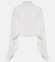 [Alaia] Alaïa Wool turtleneck sweater AU 18 white