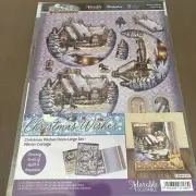 Adorable Scorable HunkyDory Winter Cottage. NIP