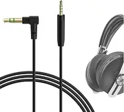 Geekria Audio Cable Compatible with Sennheiser Momentum4 Momentum2, HD450BT, HD4.50SE, HD4.50, HD4.40, HD4.40BT, HD350BT Headphones Cable, 3.5mm to 2.5mm Replacement Cord (4 ft / 1.2m)