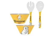 Bundy Bundaberg Rum Melamine Salad Bowl and Serving Spoon Fork
