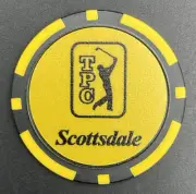 TPC Scottsdale Waste Management Open Golf Ball Marker Poker Chip Yellow Black