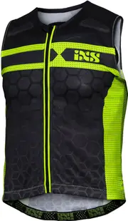 IXS RS-20, protector vest , color: Black/Green , size: S