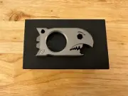Notorious EDC Beer Bomb Bottle Opener (Stonewash, Titanium)