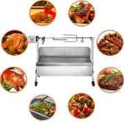Hog Roast Machine BBQ 132LBS Spit Roaster Rotisserie Grill Roasting Motor