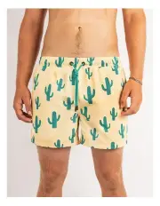 [Skwosh] Cactus Jack Swim Shorts in Yellow
