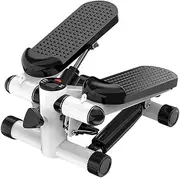 Mini Stepper, Stepping Machine Household Silent Twist Fitness Equipment with Resistance Bands, Suitable for Living Room,
