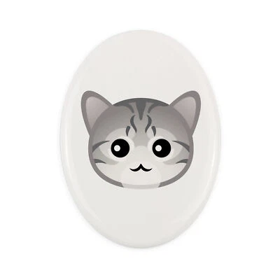 Egyptian Mau Cat tombstone with a cat Art-Dog