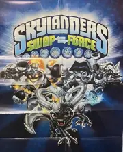 SKYLANDERS SWAP FORCE POSTER Activision Double-Side Large 51x29 Folded 2013 RARE