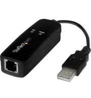 StarTech.com 56K USB dial up & fax modem V.92 external hardware base USB56KEMH2