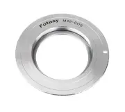 Fotasy Copper M42 Lens to Canon Adapter, M42 EF Adapter,M42 EF-S, Infinity