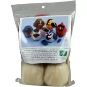 Romney Ridge Farm Chickadee & Robin Birds Needle Felting Kit Wool Roving - NEW