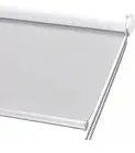 ChrisDowa 100% Blackout Roller Shade, Window Blind 20"W x 72"H Light Grey