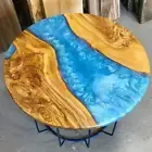 30" Epoxy Resin Coffee Center Table Top Resin Wooden Furniture