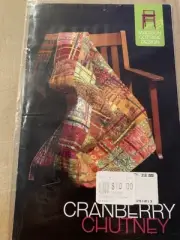 Cranberry Chutney Quilt Pattern 2011 Table Runner, Throw, XL Throw By Madison Co