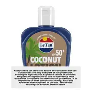 Le Tan SPF50+ Coconut Sunscreen Lotion 125ml