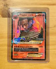 Euphoric Supply Pokemon Playboi Carti Whole Lotta Red holographic card