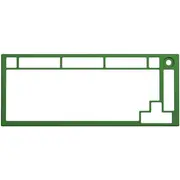 Glorious Top Frame for GMMK Pro 75 Percent Forest Green